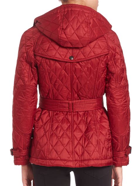 burberry brit finsbridge short|Burberry Brit Short Finsbridge Quilted Coat Women.